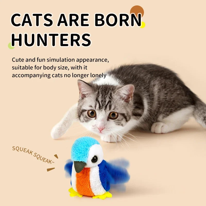 Interactive Cat Bird Toy